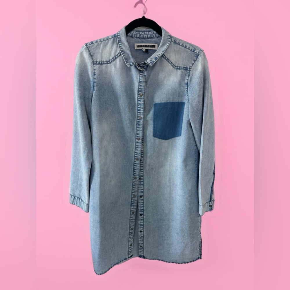 Noisy May Denim Shirt Dress